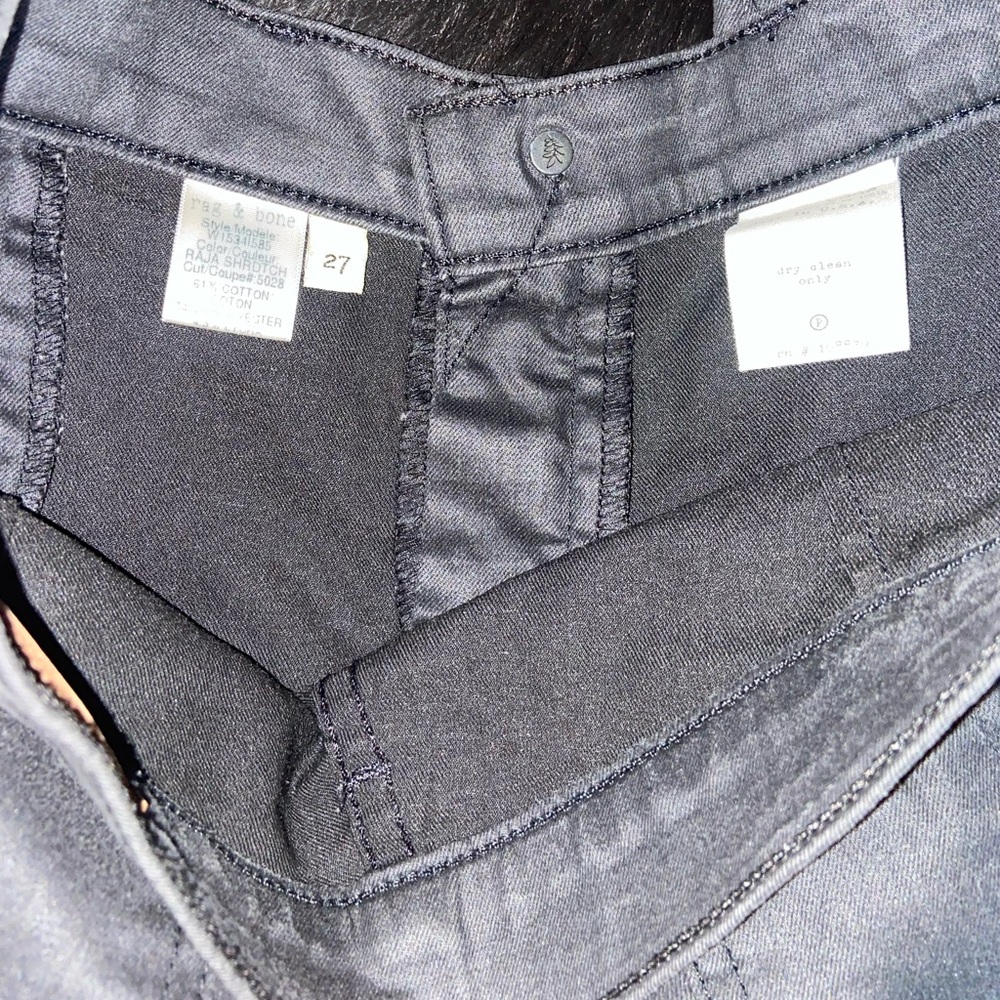 Rag & Bone Black Skinny Jeans - Picture 3 of 8